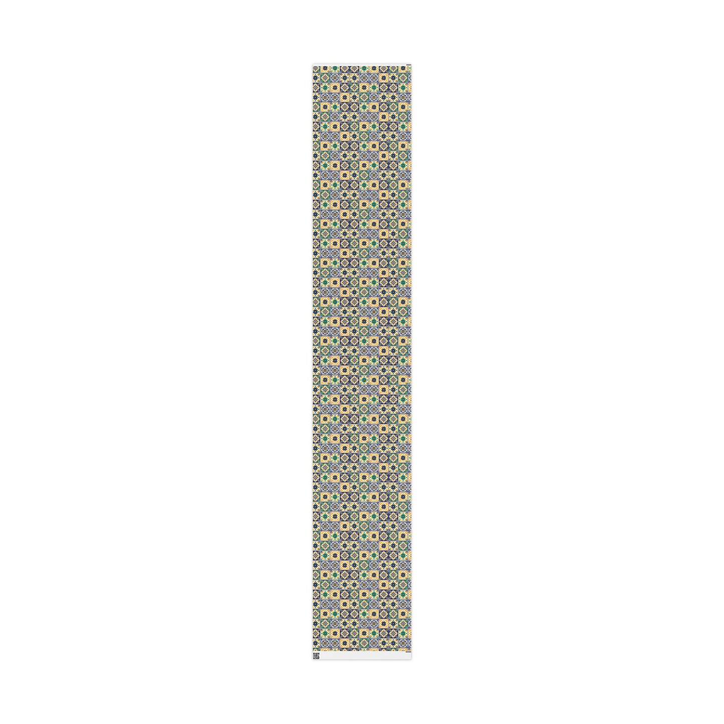 Mexican Talavera Wrapping Paper - Pattern Floral Green