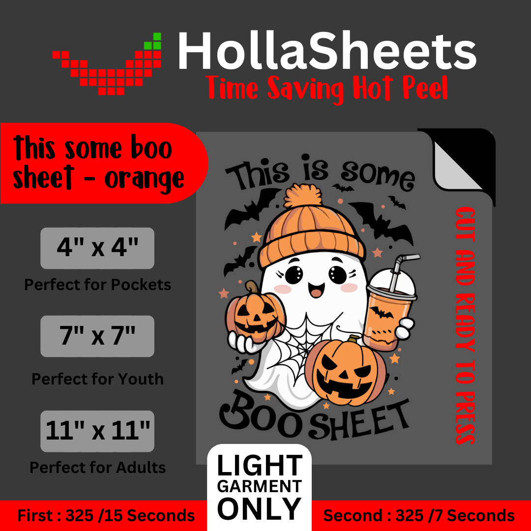Boo Sheet DTF Sheets