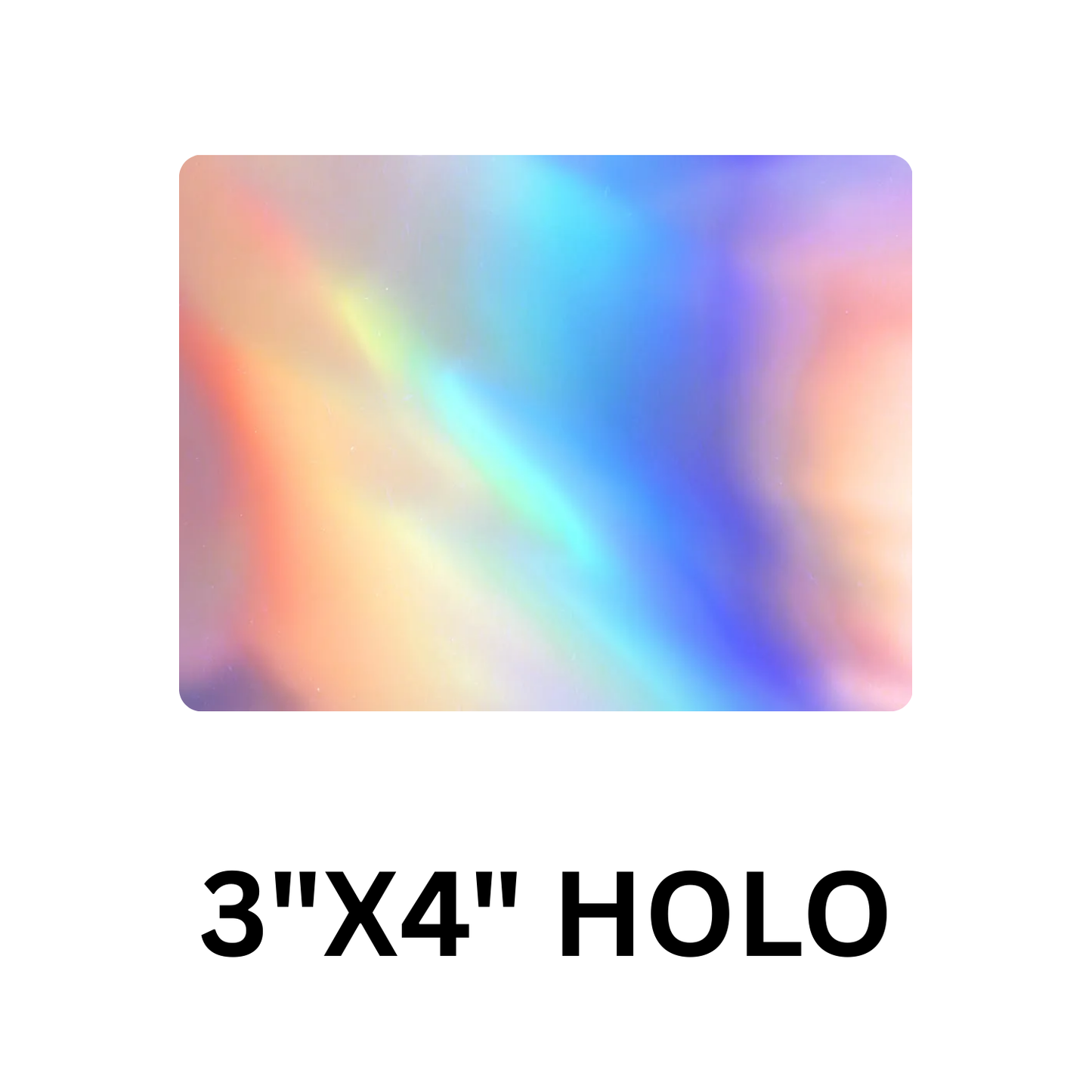 3"x4' Hologram Roll Labels (OUTDOOR)