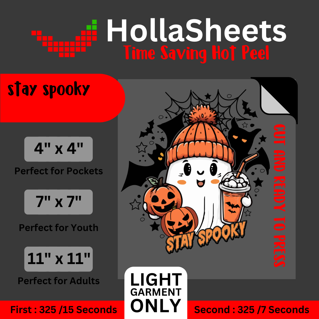Boo Sheet DTF Sheets