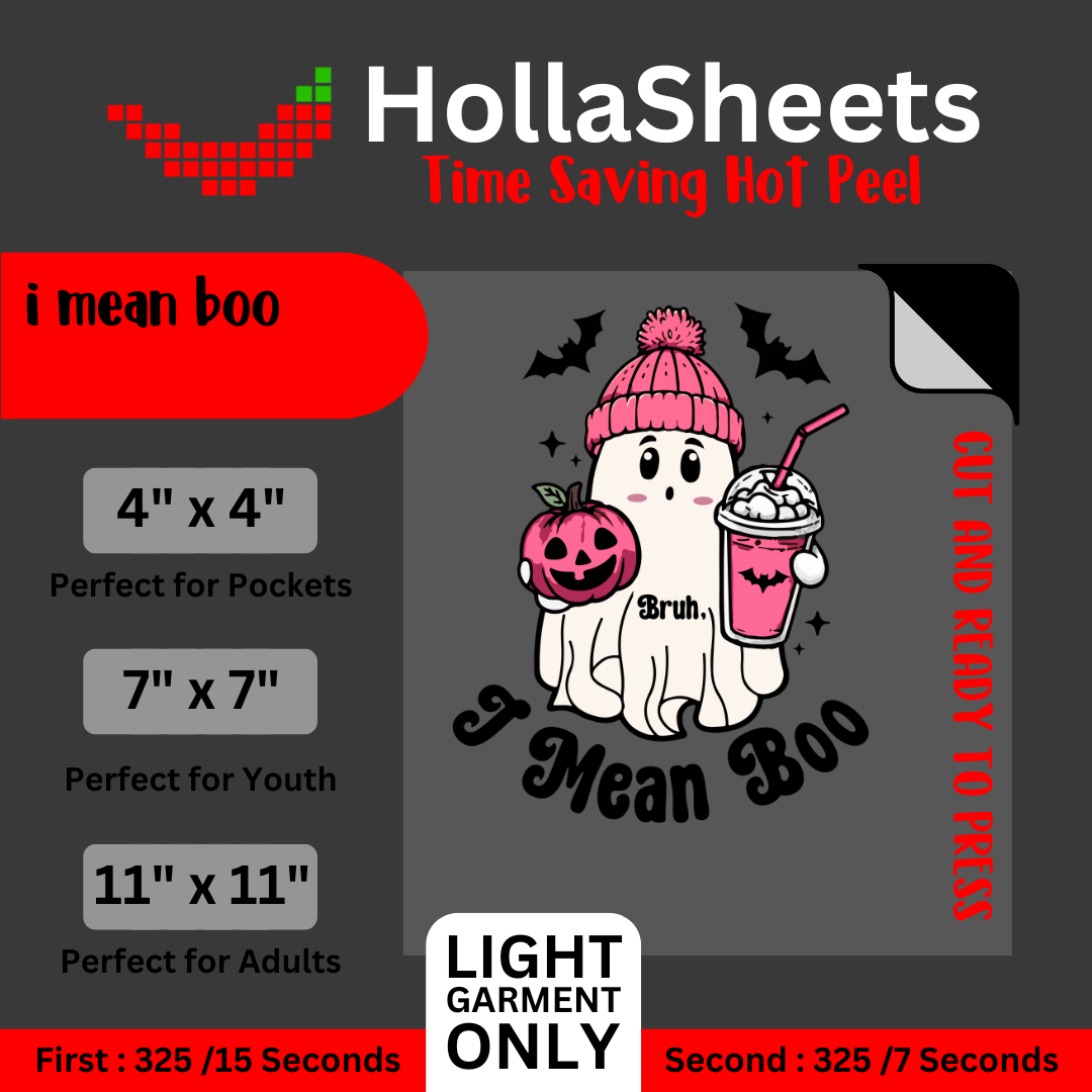 Boo Sheet DTF Sheets