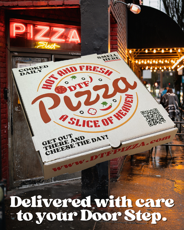 DTF Pizza - I Don't Need a Valentine, Just Coffee 0130