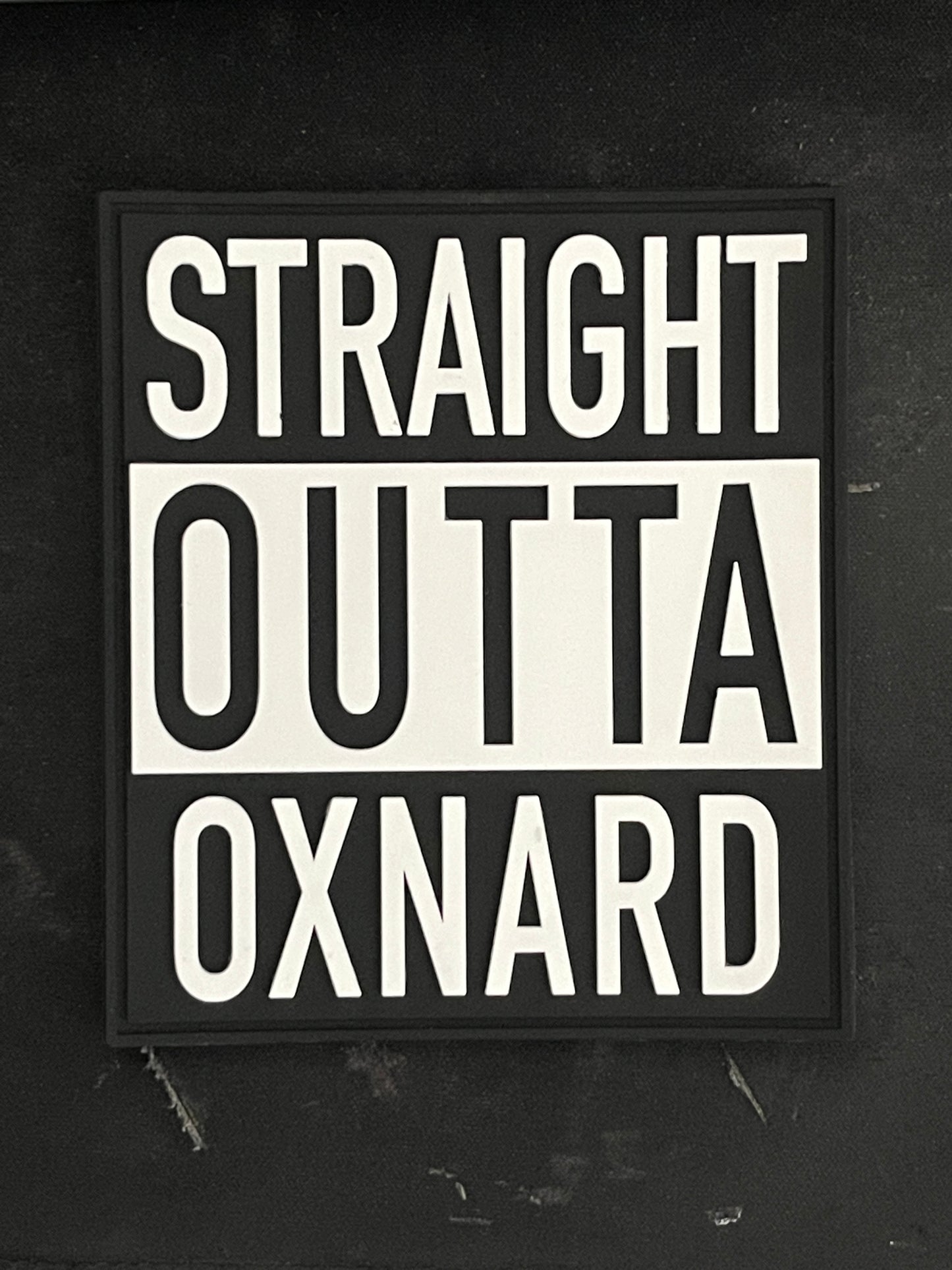 Straight Outta Oxnard Patch 4" x 3.5"