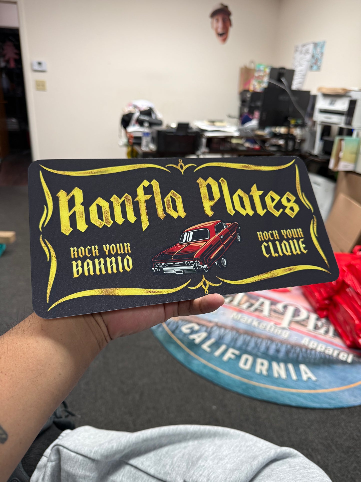 Ranfla Plates (Magnet Snaps to Plate)
