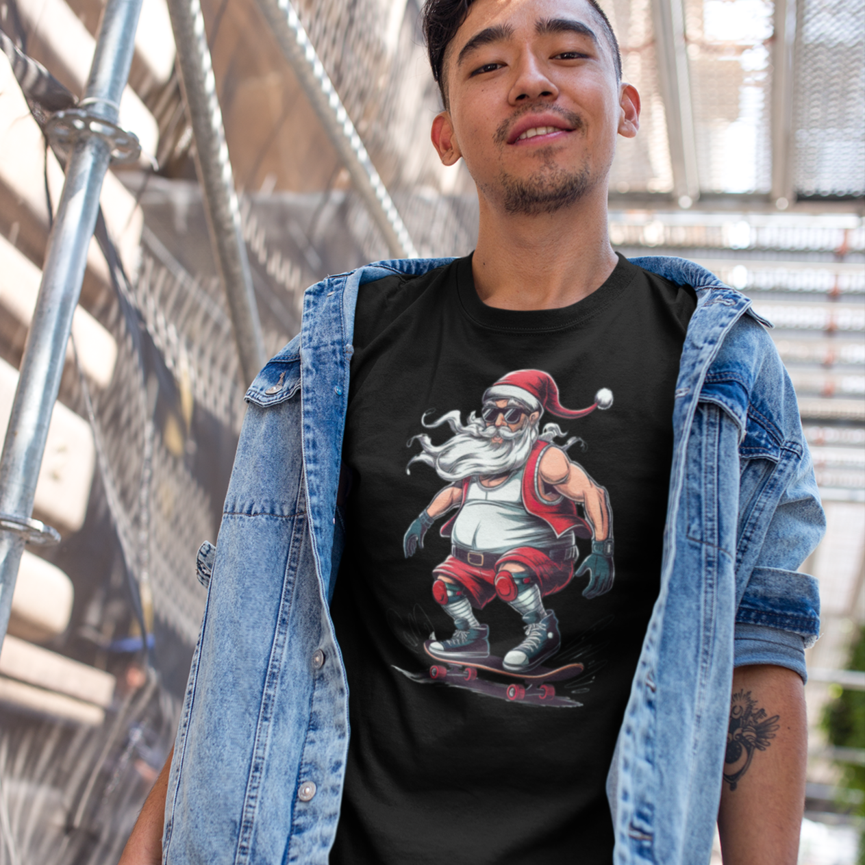 Santa Carving the Streets T-Shirt