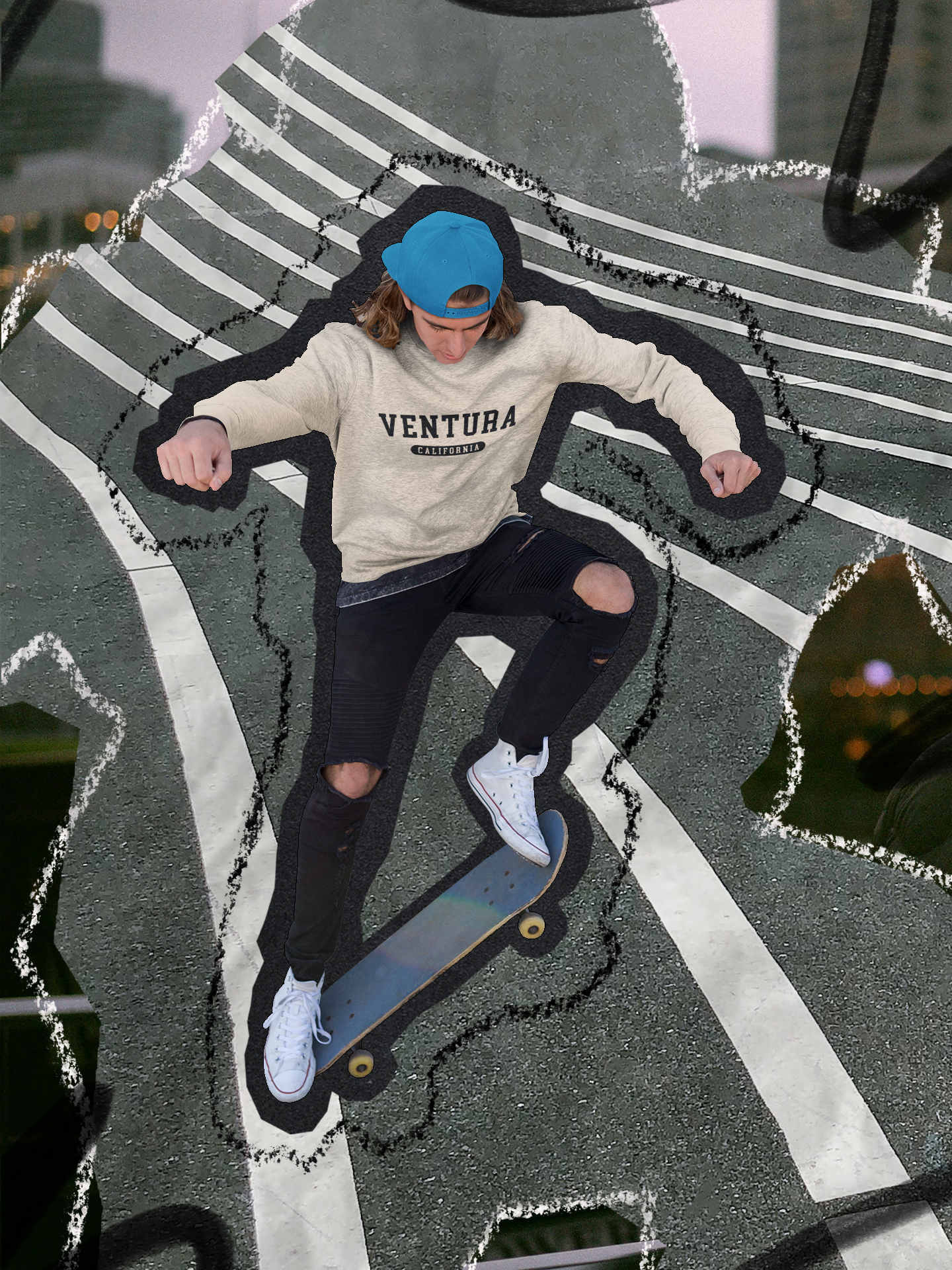 REP YO CITY Crew Neck Sweater