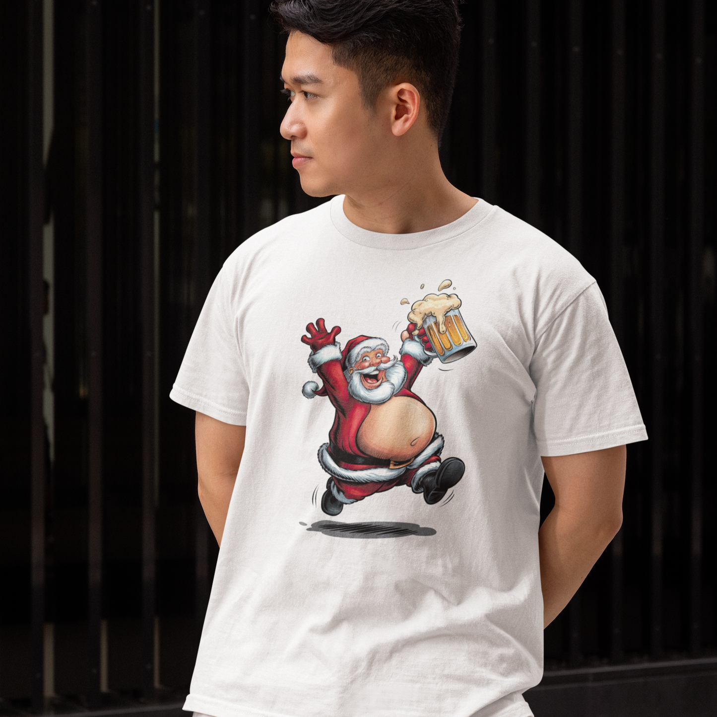 Santa Beer Belly T-Shirt