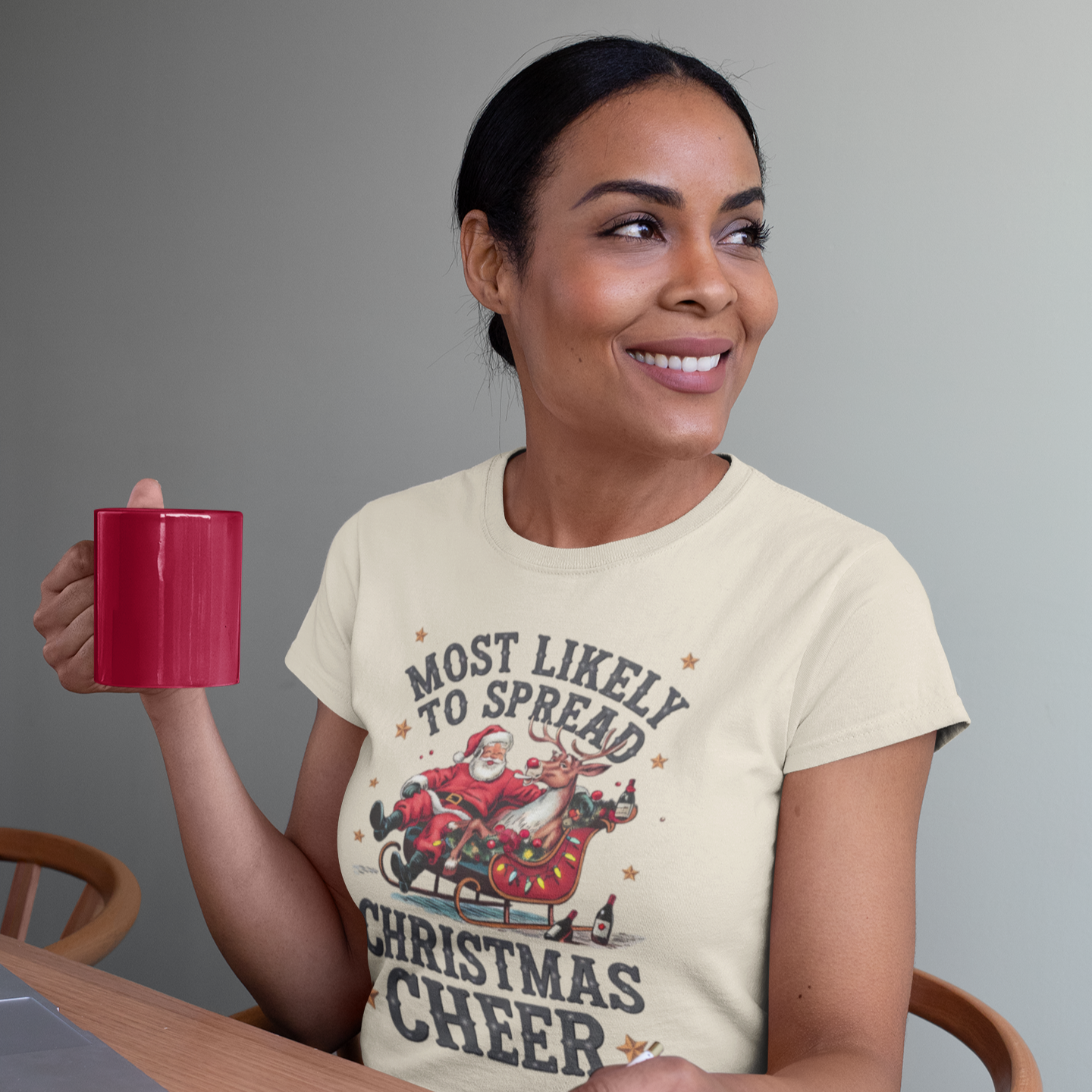 Most Likely to Spread Christmas Cheer T-Shirt