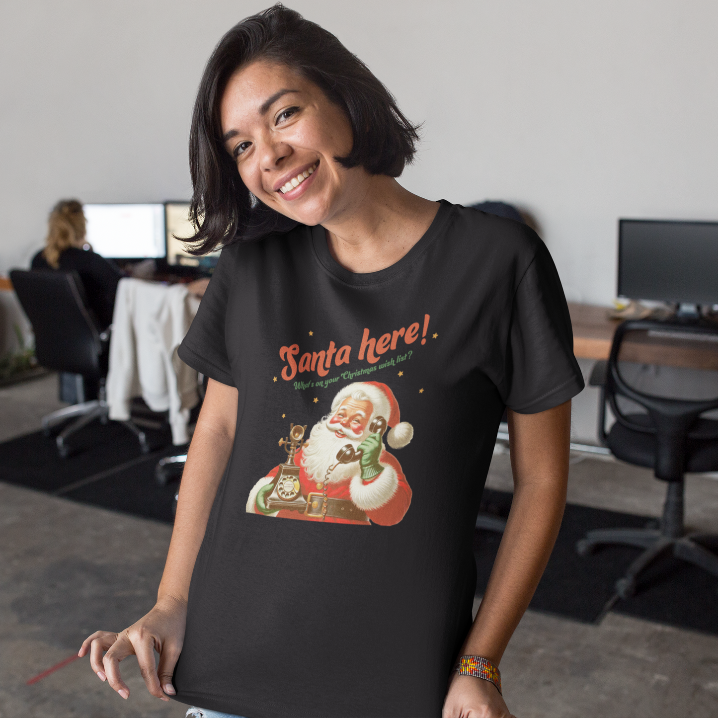 Santa Here What's on your List T-Shirt
