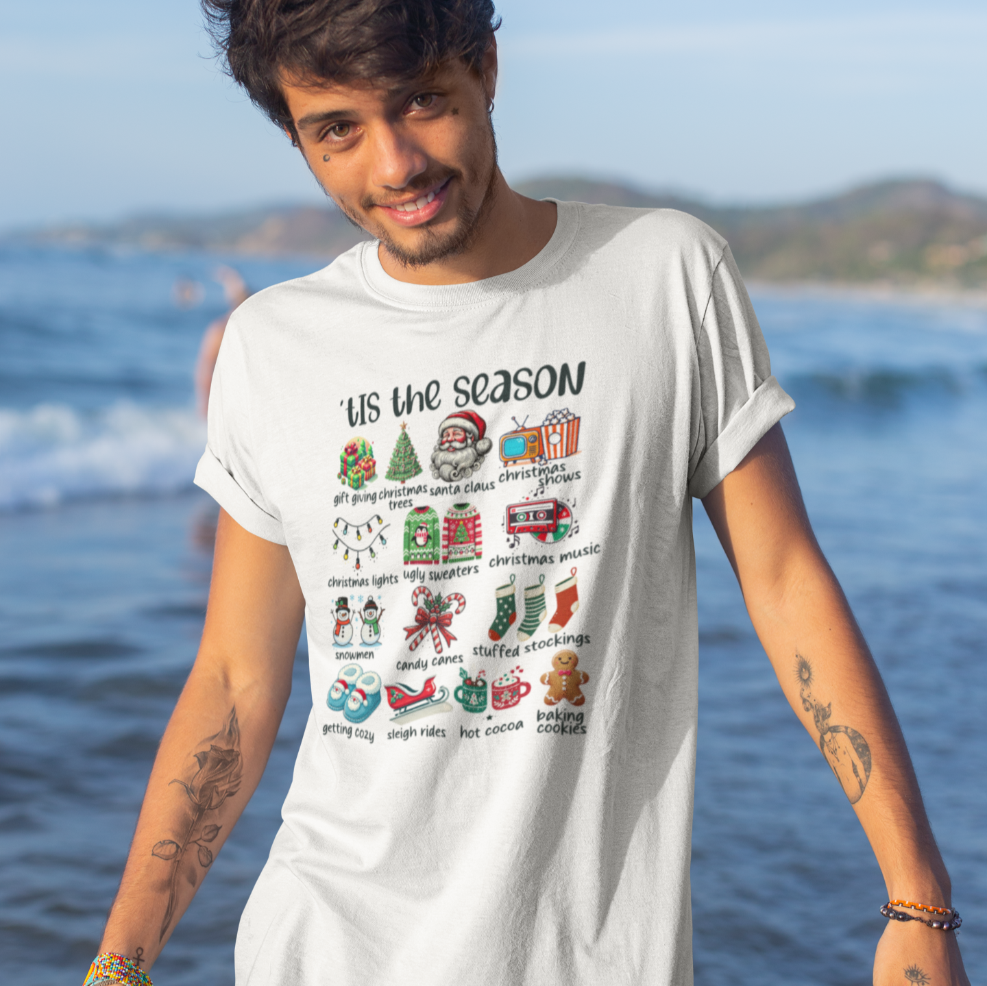 Retro Christmas Tis the Season T-Shirt