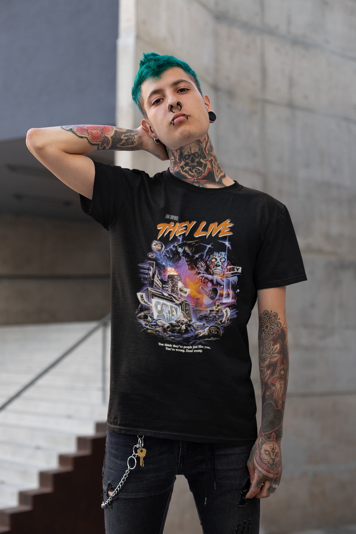 They Live T-Shirt - Full Size Print