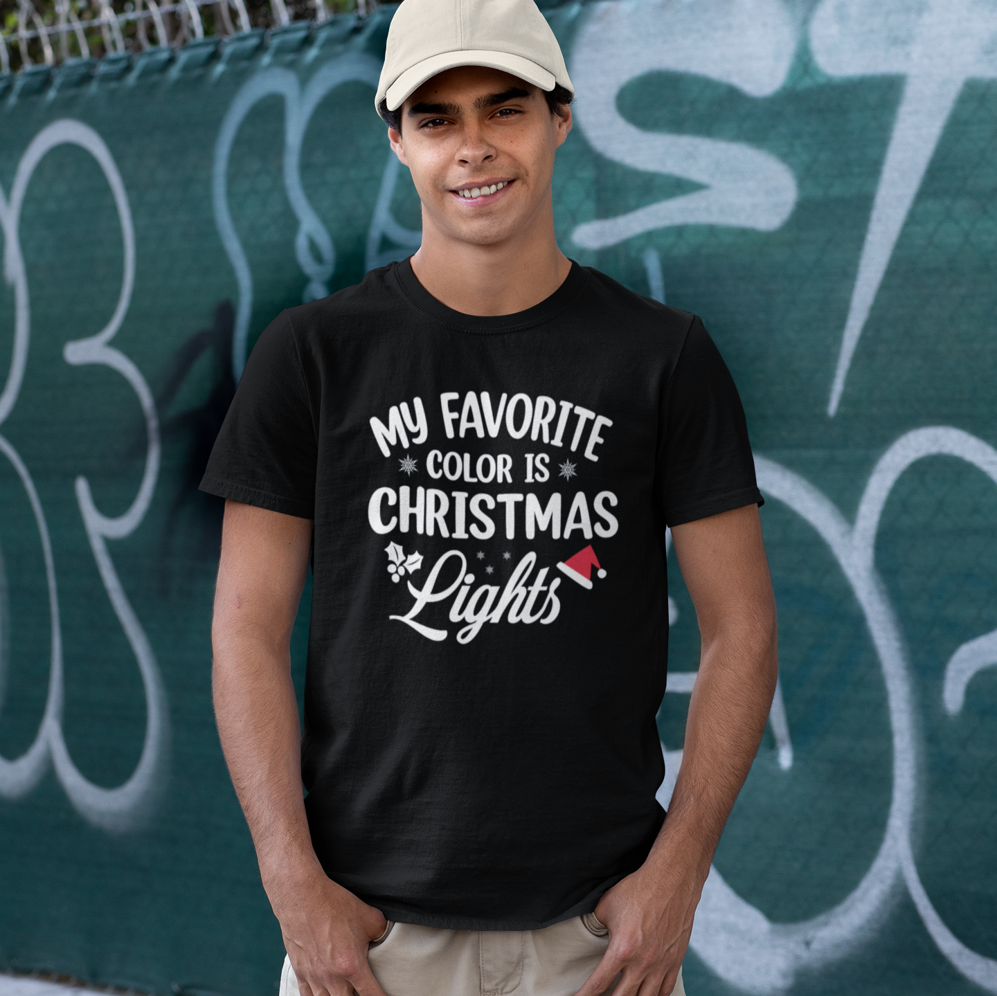 My Favorite Color is Christmas Lights T-Shirt