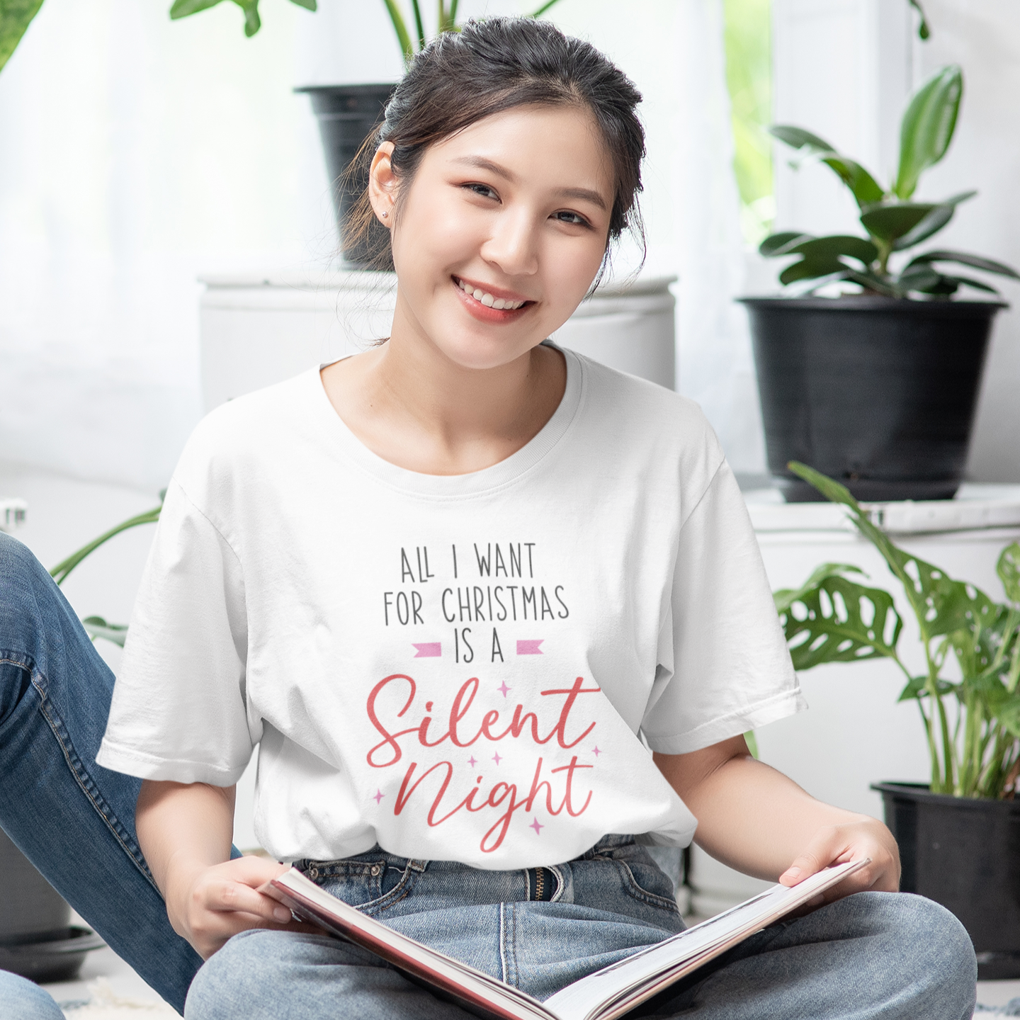 All I Want for Christmas is a Silent Night T-Shirt