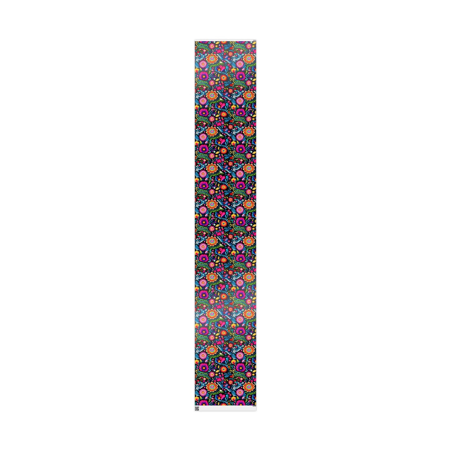 Mexican Style Wrapping Paper Dark Floral