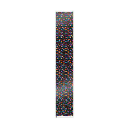 Hispanic Floral Pattern Wrapping Paper