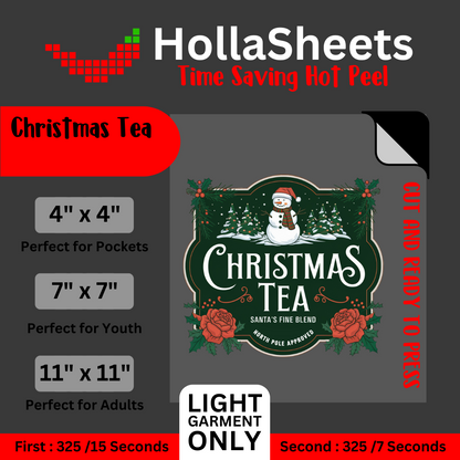 Vintage Christmas DTF Sheets