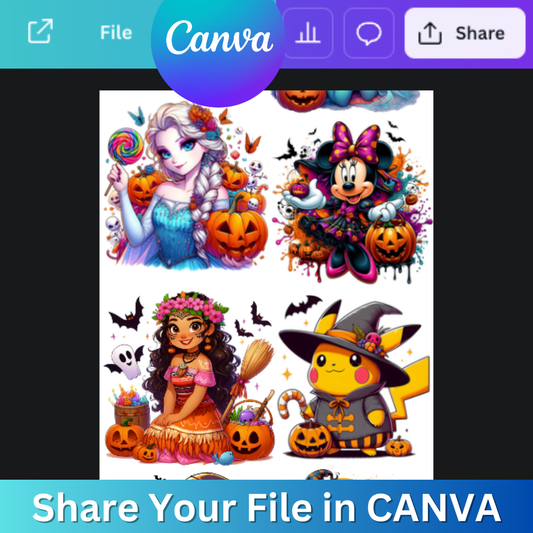 805 Gang Sheets - CANVA DESIGN