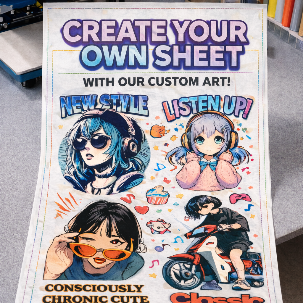 Our Art Your Sheet 60"X22"