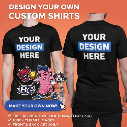 Custom Tee Black - Front/Back