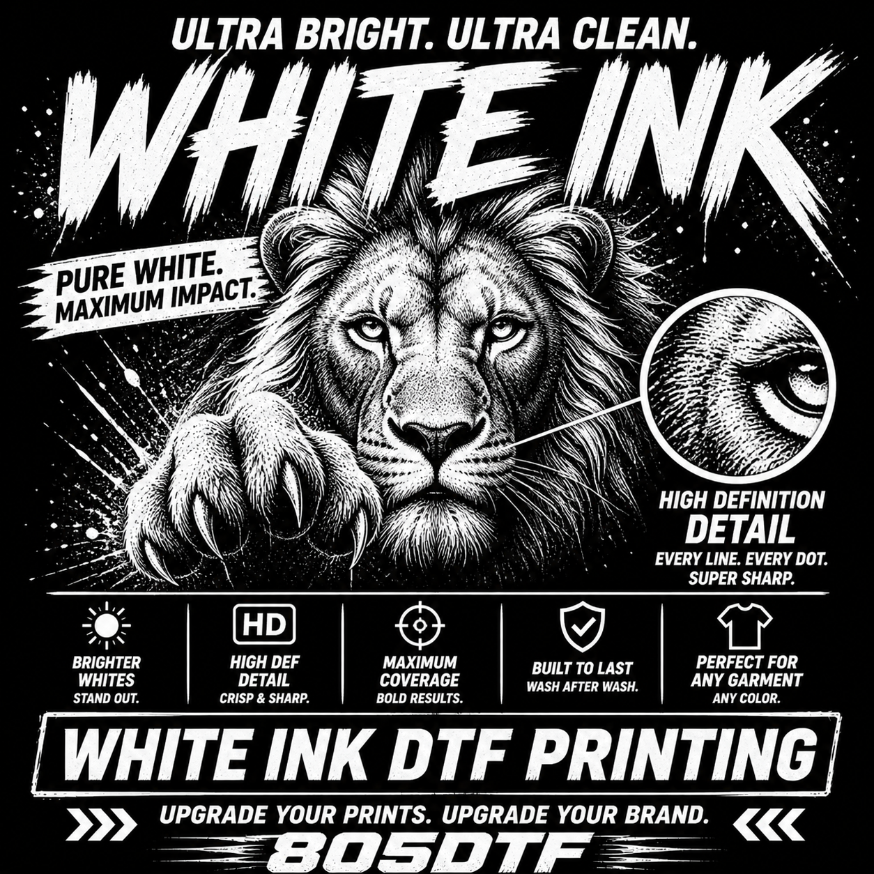 805 Gang Sheets - WHITE INK ONLY