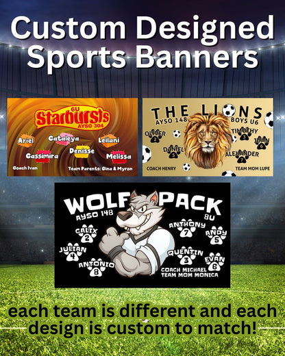 Sports Banner (Pickup or Ship)