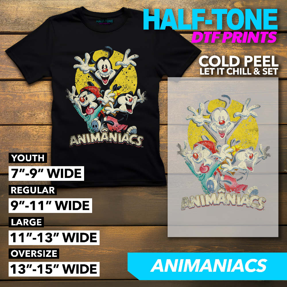 Half-Tone 90s Cartoon DTF Print