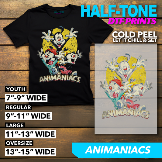 Half-Tone 90s Cartoon DTF Print