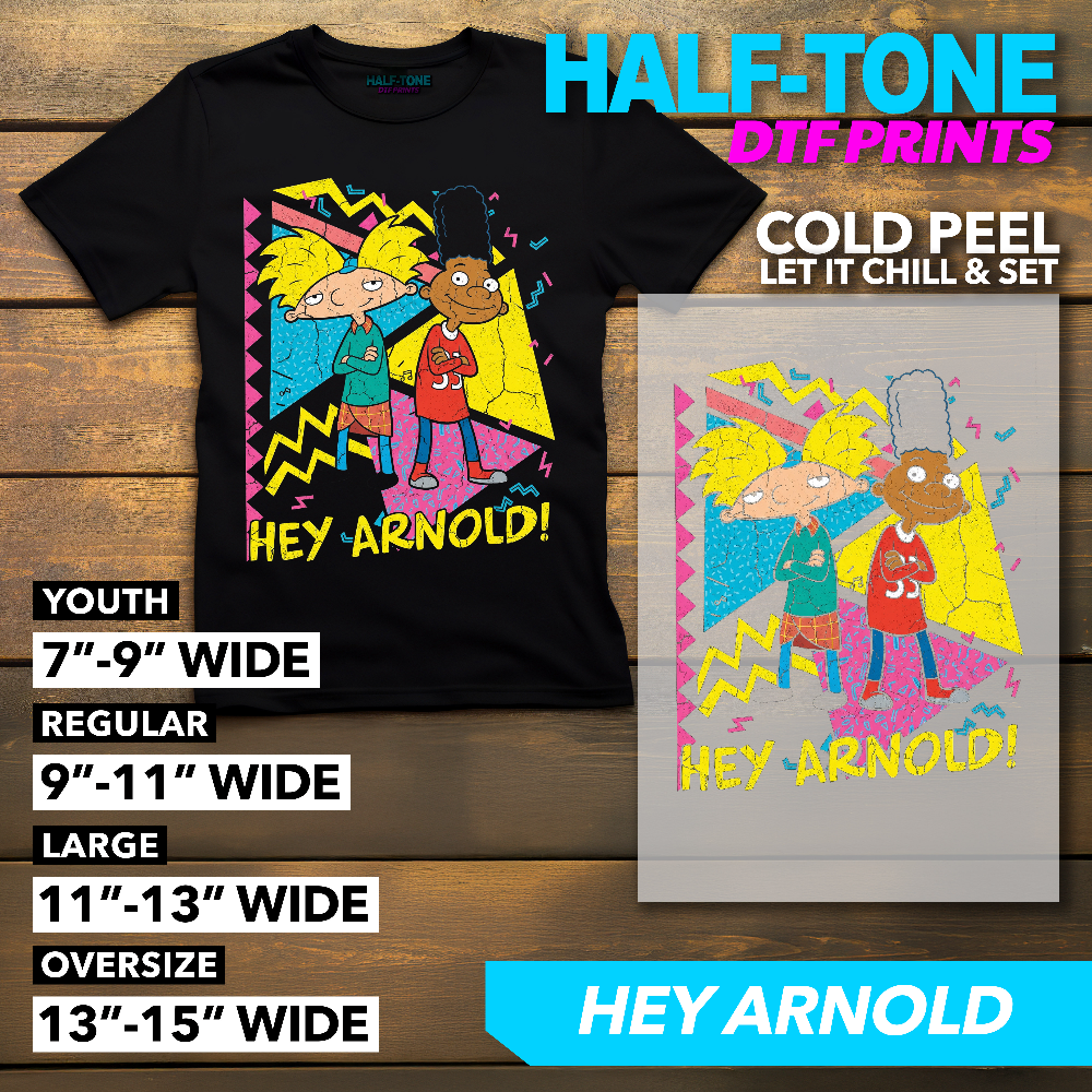 Half-Tone 90s Cartoon DTF Print