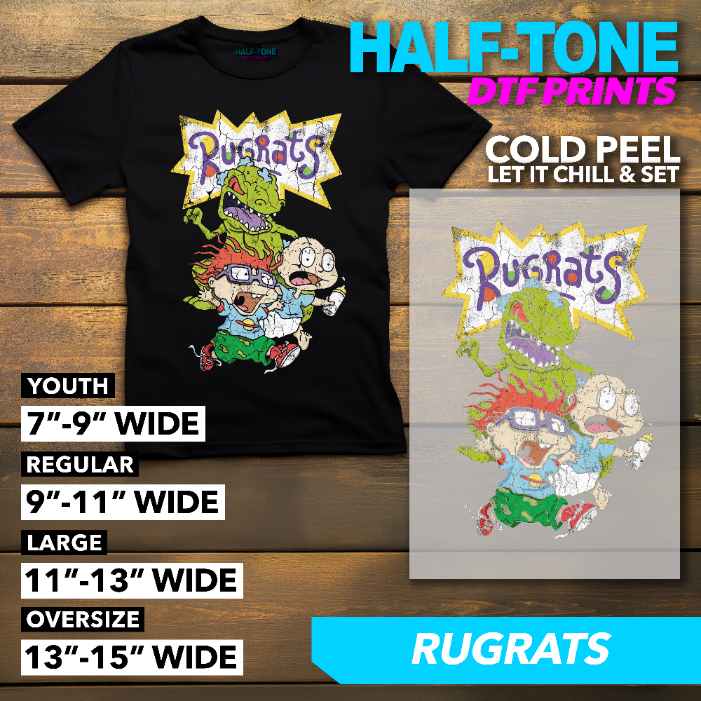 Half-Tone 90s Cartoon DTF Print