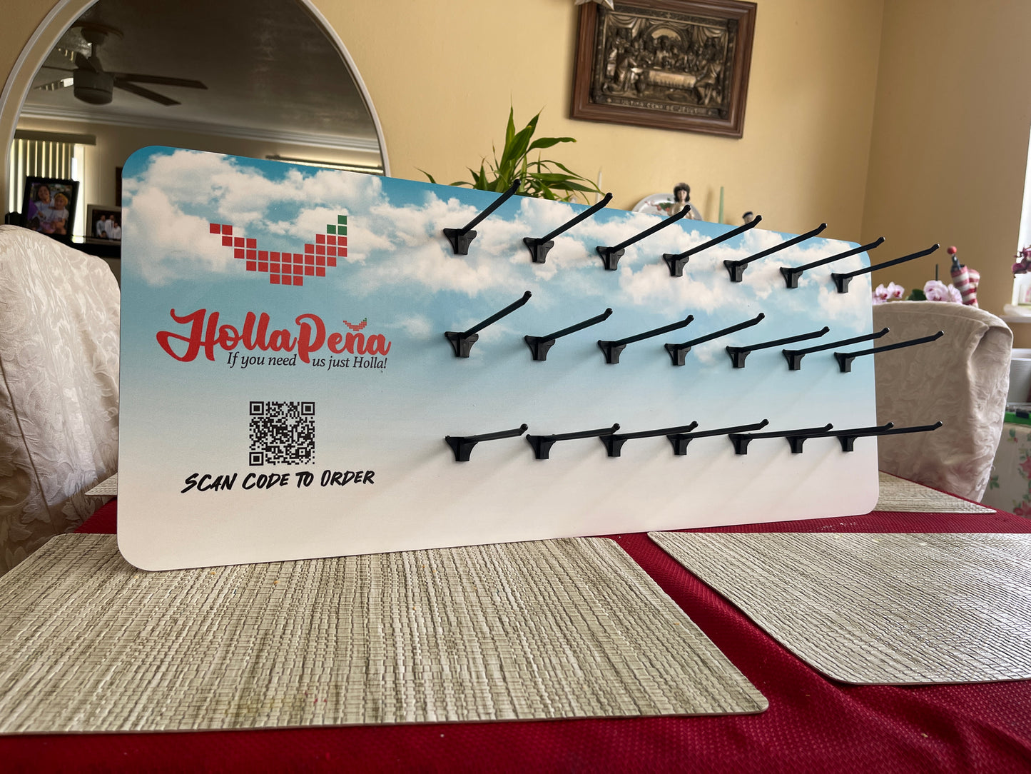 Custom Peg Wall