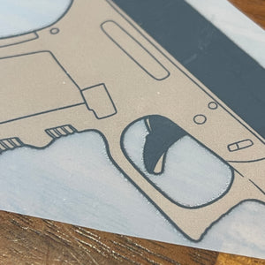 Glock 17 Art Sheet  - Direct to Garment