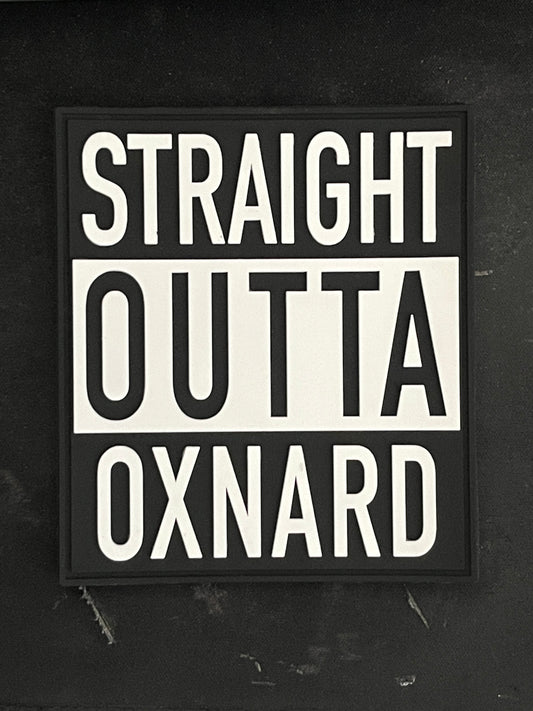 Straight Outta Oxnard Patch 4" x 3.5"