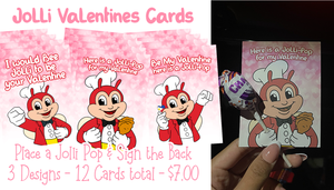 Jolli-Pop Valentines Day Cards (12 Cards)