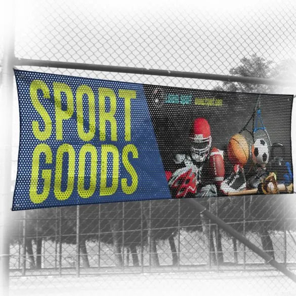 Perforated Outdoor Banner