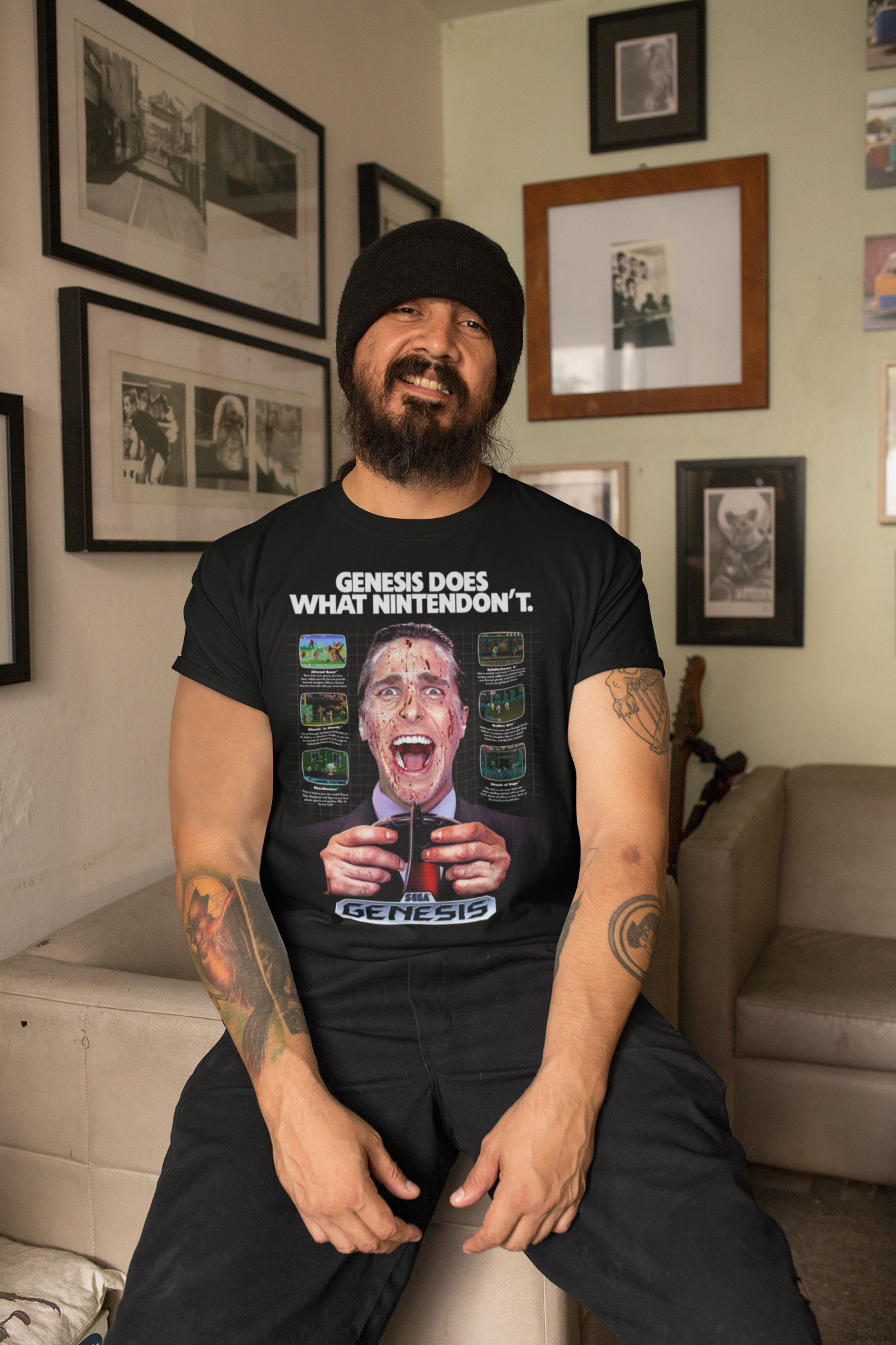 Genesis Does What Nintendon't T-Shirt - Full Size Print