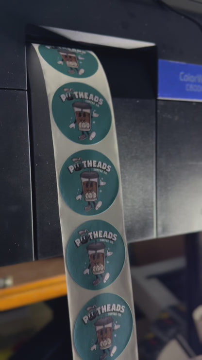 2" Circle Roll Labels